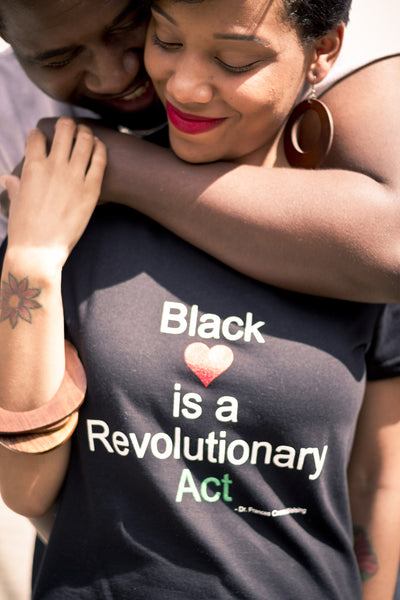 Women's Black Love is a Revolutionary Act Black T-Shirt