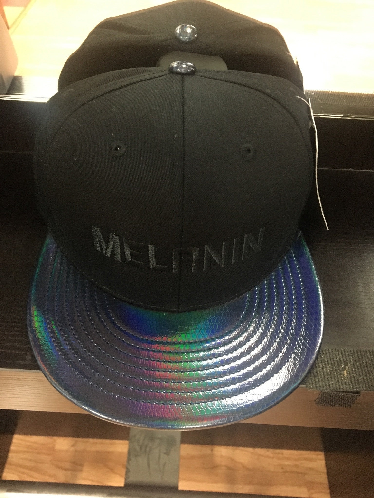 MELANIN Hologram Snapback Hat